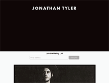 Tablet Screenshot of jonathantylermusic.com